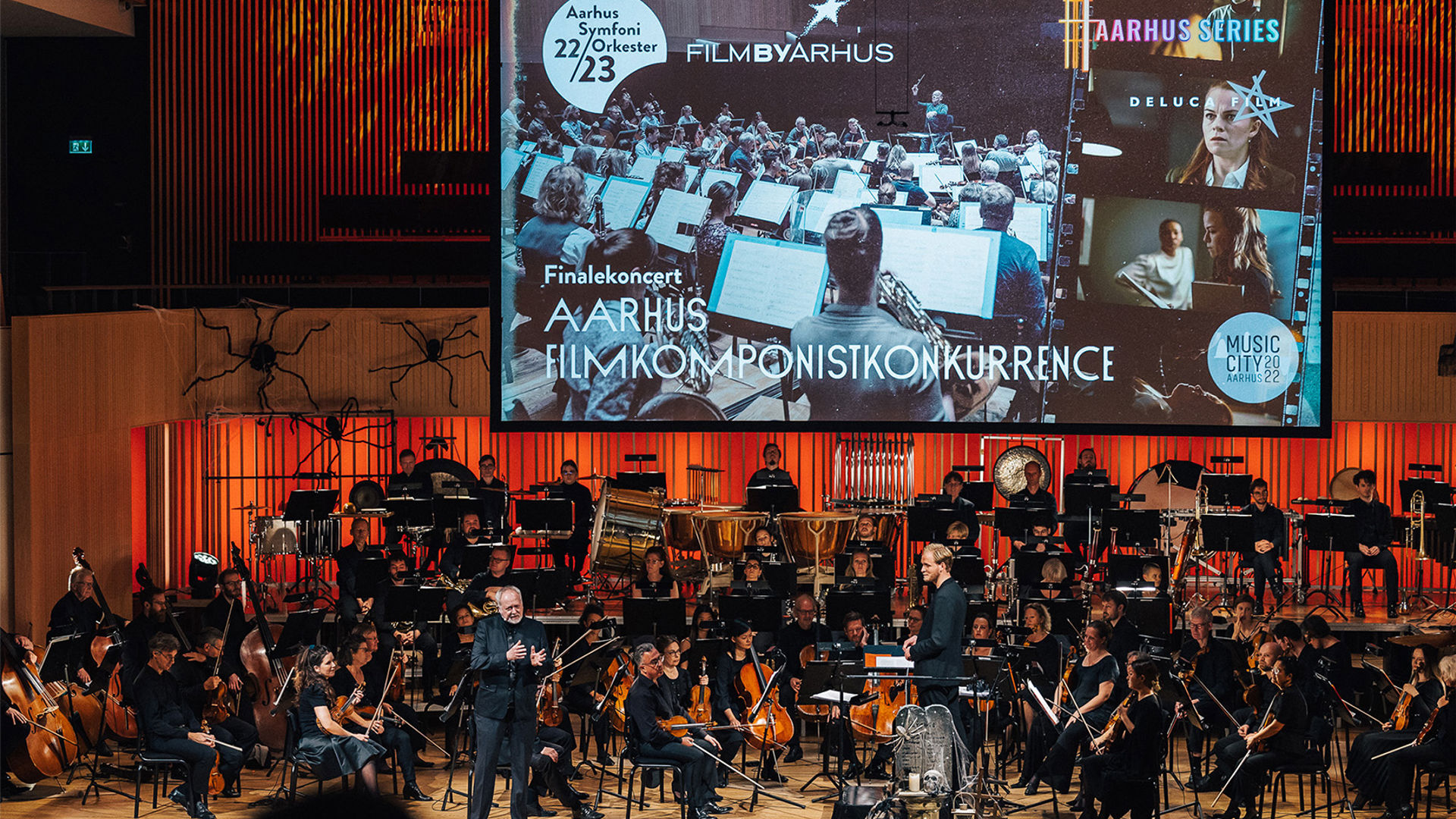 Finalekoncert ved Aarhus Filmkomponistkonkurrence 2022. Foto: Alexander Håkansson.